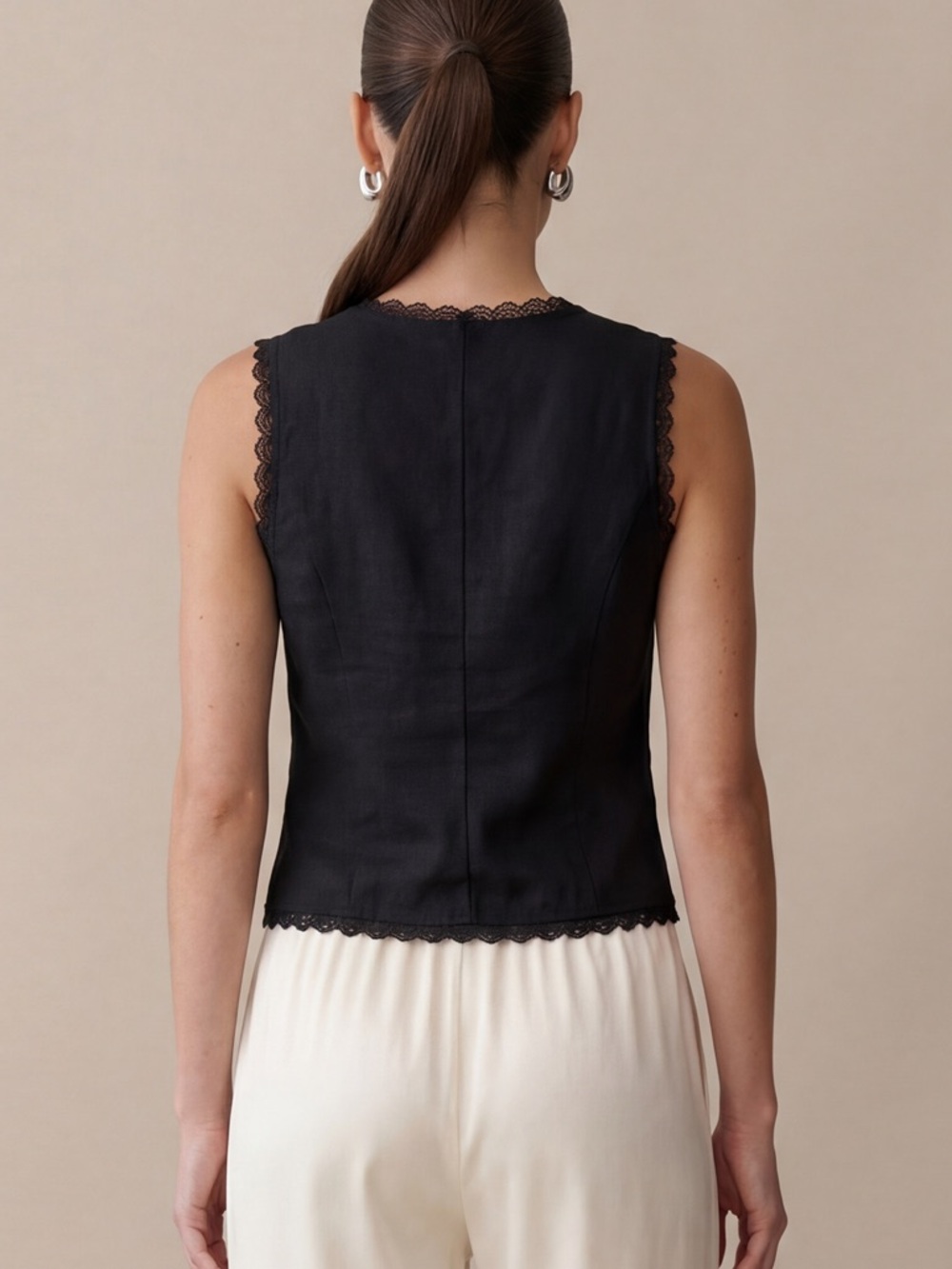 Kourt Giogia Linen Top - Picture 3 of 6